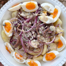 Salade de pommes de terre au thon
