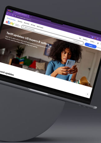 eBay: US Tariffs Landing Page