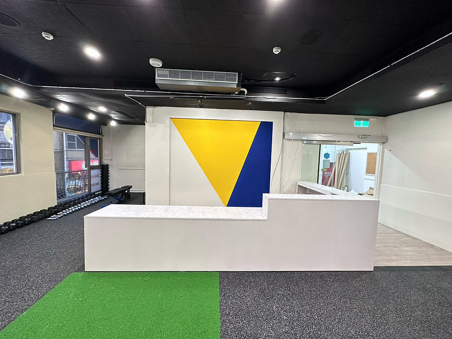 免螺絲角鋼櫃檯設計