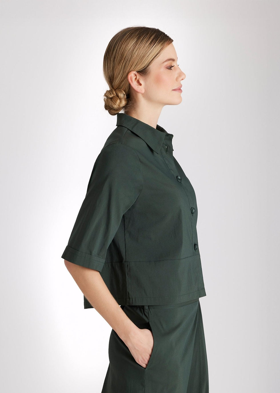 Miniaturbild: FOX'S Kastige Bluse KABUSKA aus Baumwollmix