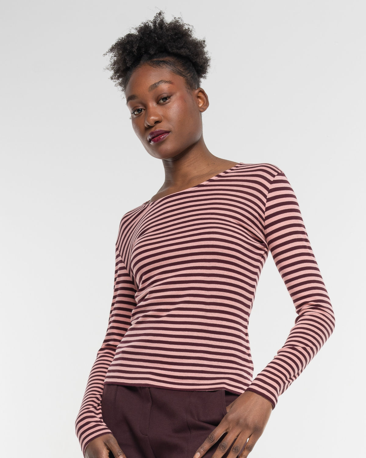 Alma & Lovis Ringel Shirt woodrose