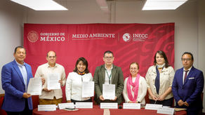 Sembrando Vida y el Instituto Nacional de Ecología y Cambio Climático firman convenio para fortalecer acciones en favor del medio ambiente