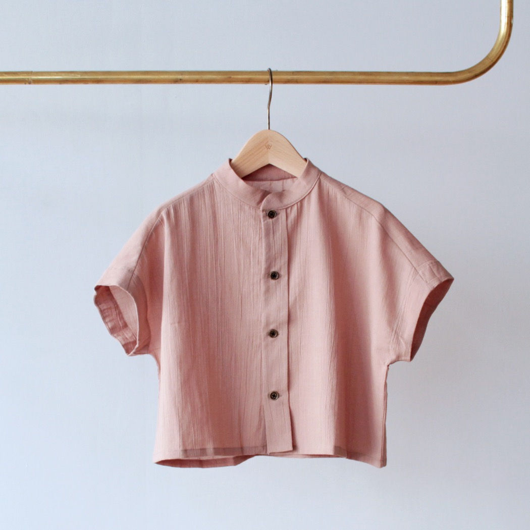 LITTLE CREATIVE FACTORY  Ballet Button Shirt MAUVE