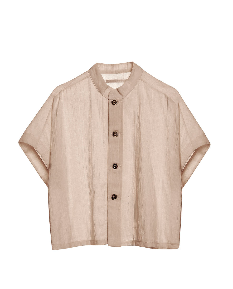 サムネイル： LITTLE CREATIVE FACTORY  Ballet Button Shirt MAUVE