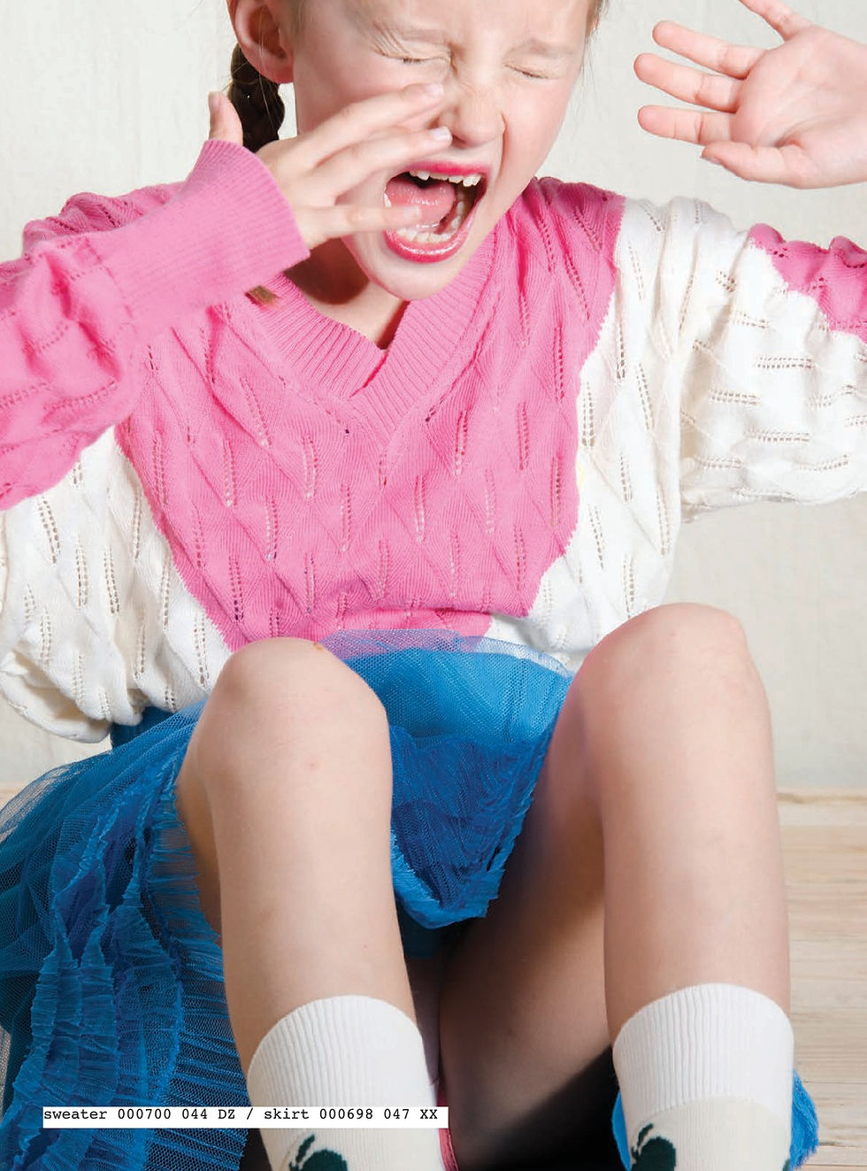 サムネイル： The Animals Observatory  RABBIT KIDS SKIRT ELECTRIC BLUE