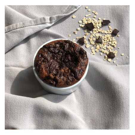 Chocolate Peanutty Baked Oats