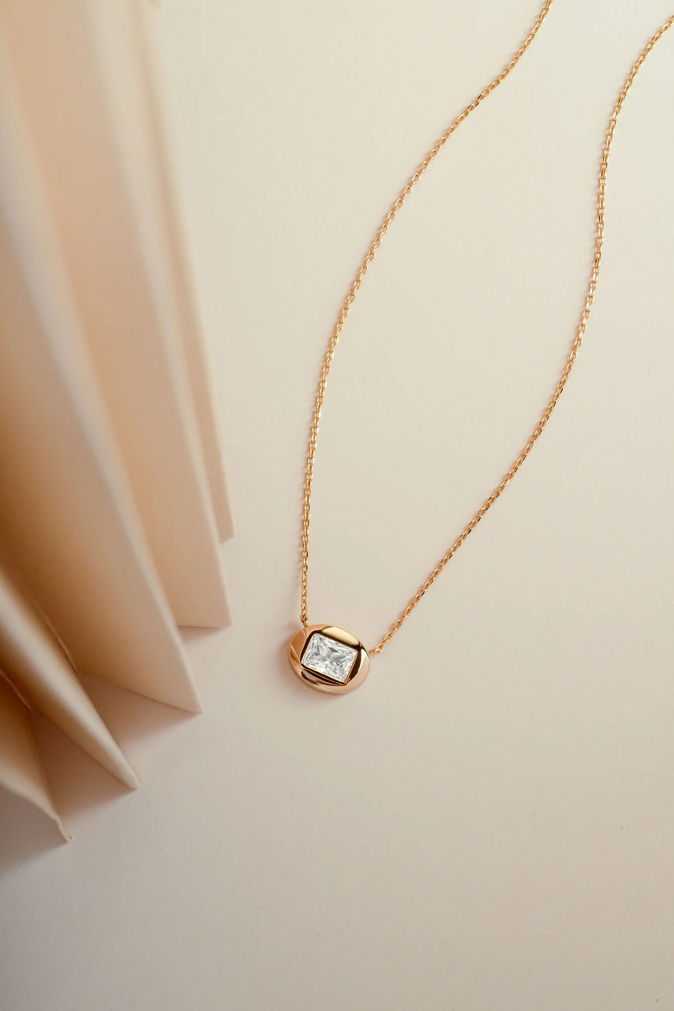 Thumbnail: Bubble Bezel Necklace | Gold