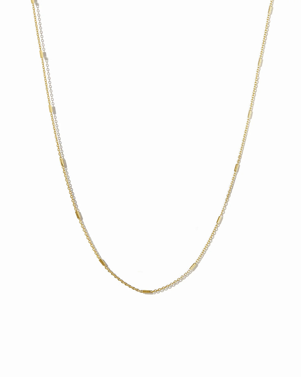 Thumbnail: Detailed Chain Necklace | Gold