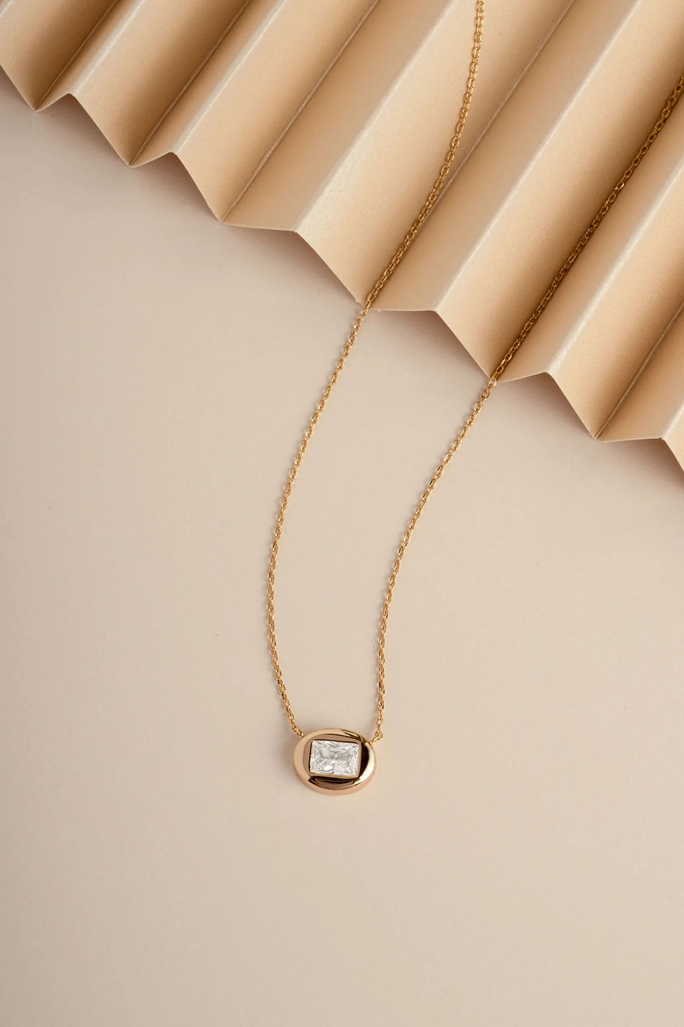 Thumbnail: Bubble Bezel Necklace | Gold