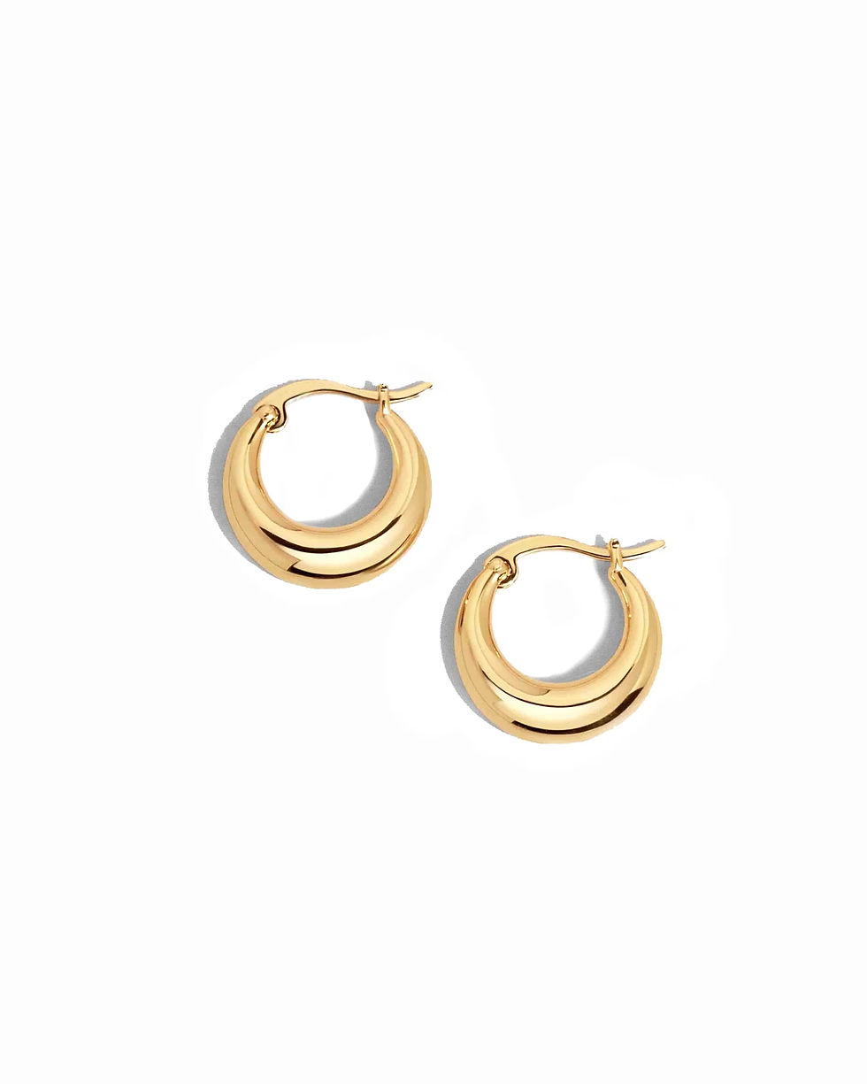 Thumbnail: Chunky Hoops | Gold