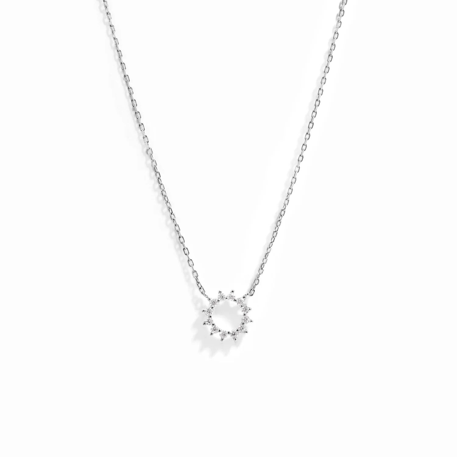 Sunburst Necklace | Silver