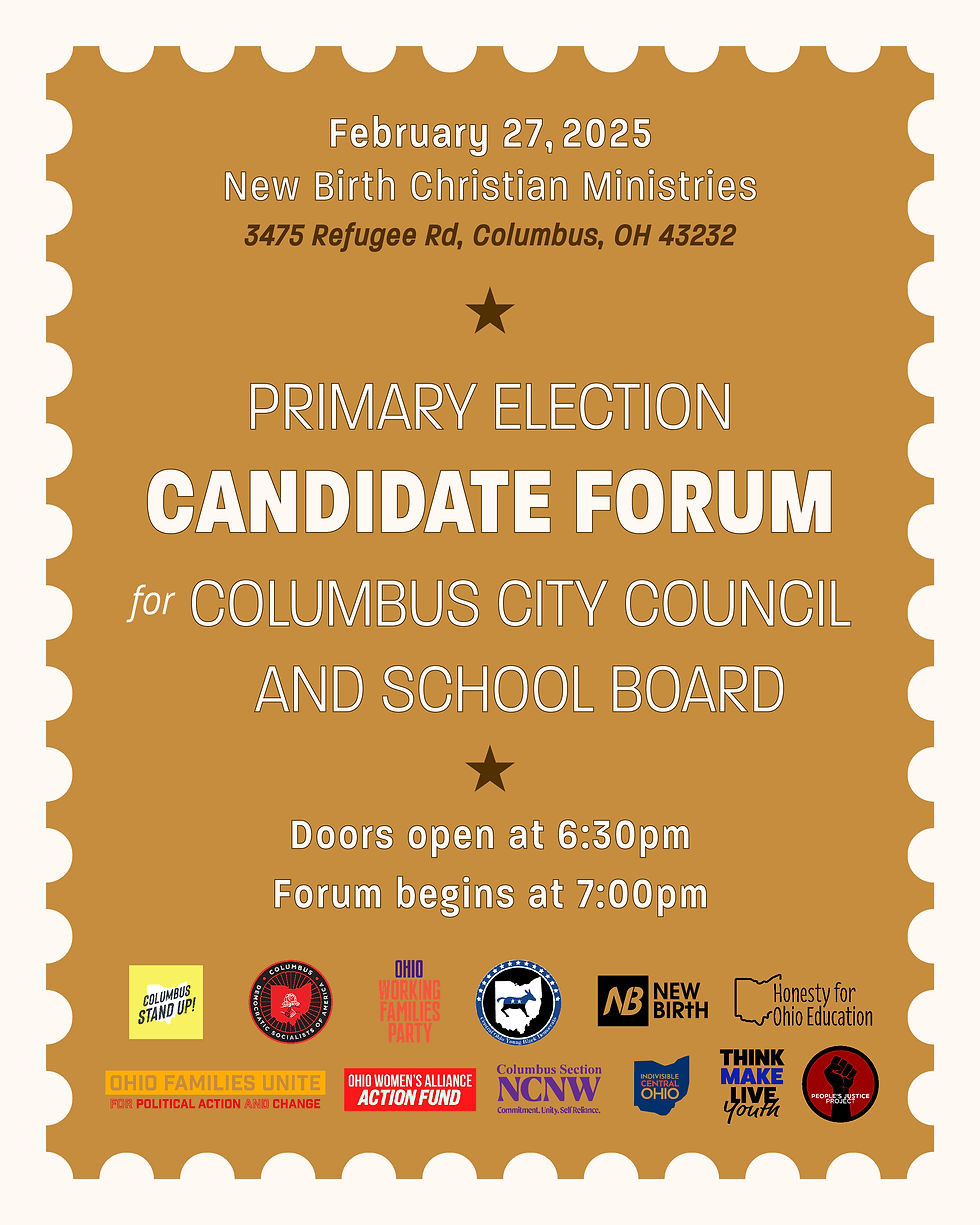Primary Election Candidate Forum
