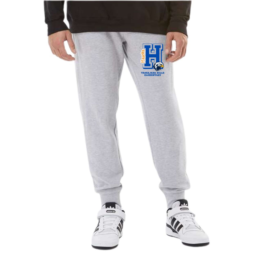 MEN & WOMEN (UNISEX) H is for Hawks Sweatpants Heather Grey