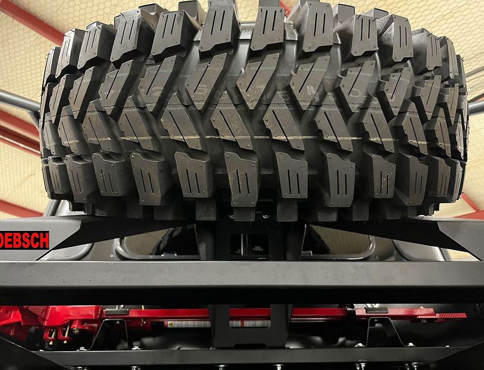 Thumbnail: Debsch Bed-Mounted Spare Wheel Carrier
