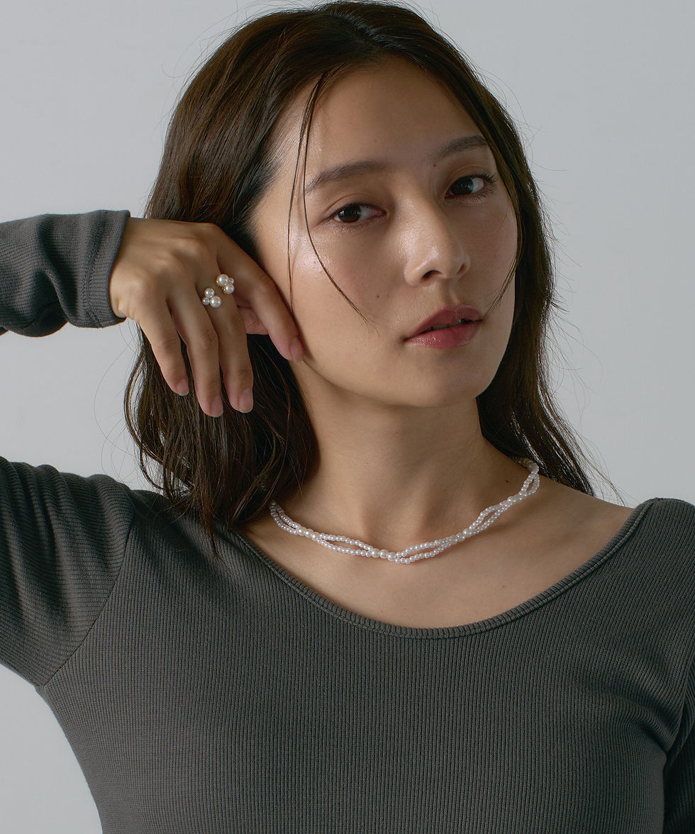 サムネイル： パール  2連 ネックレス