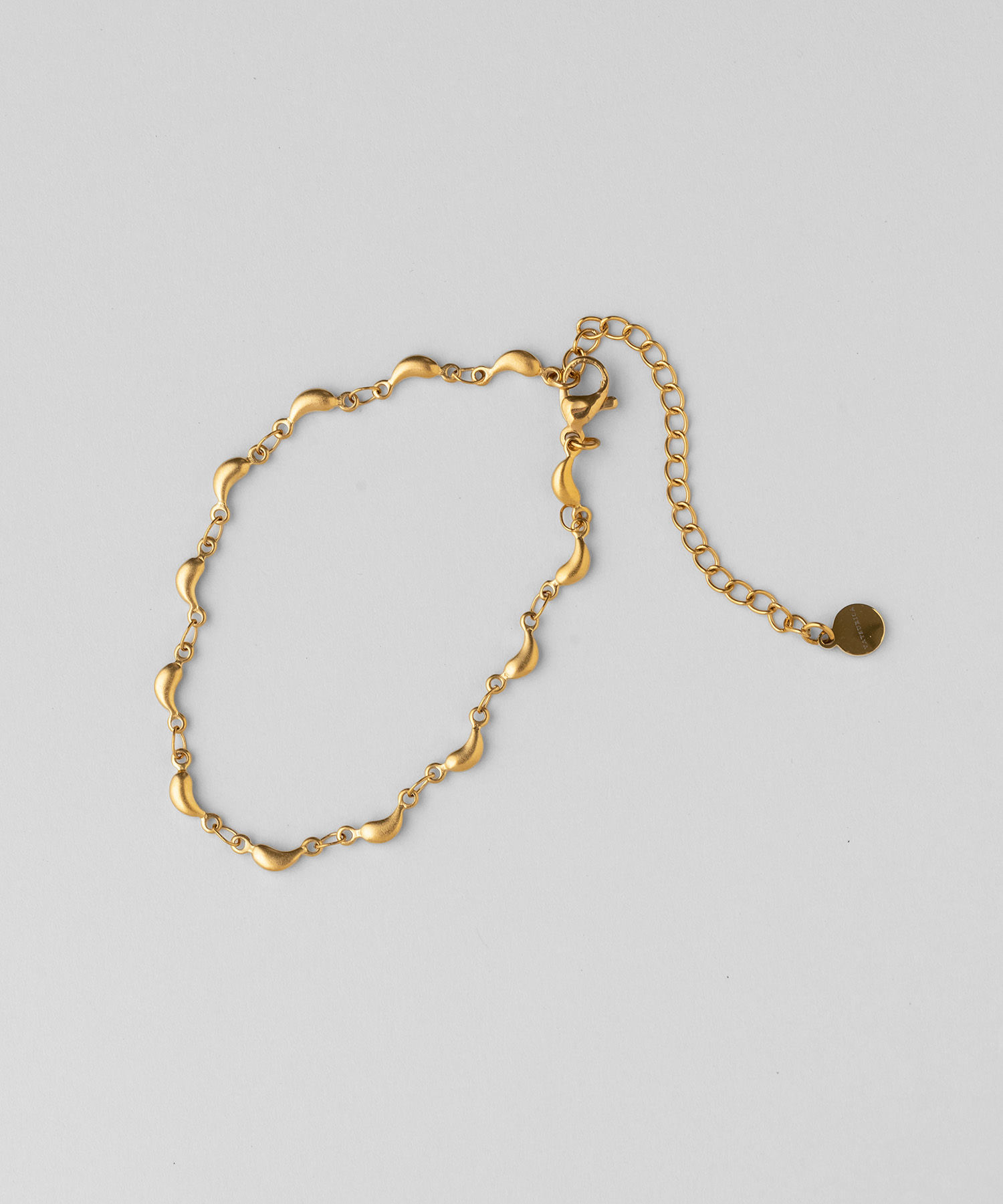 [surgical stainless] ムーン チェーンブレスレット