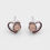 サムネイル： [surgical stainless]ハート ドロップ ピアス