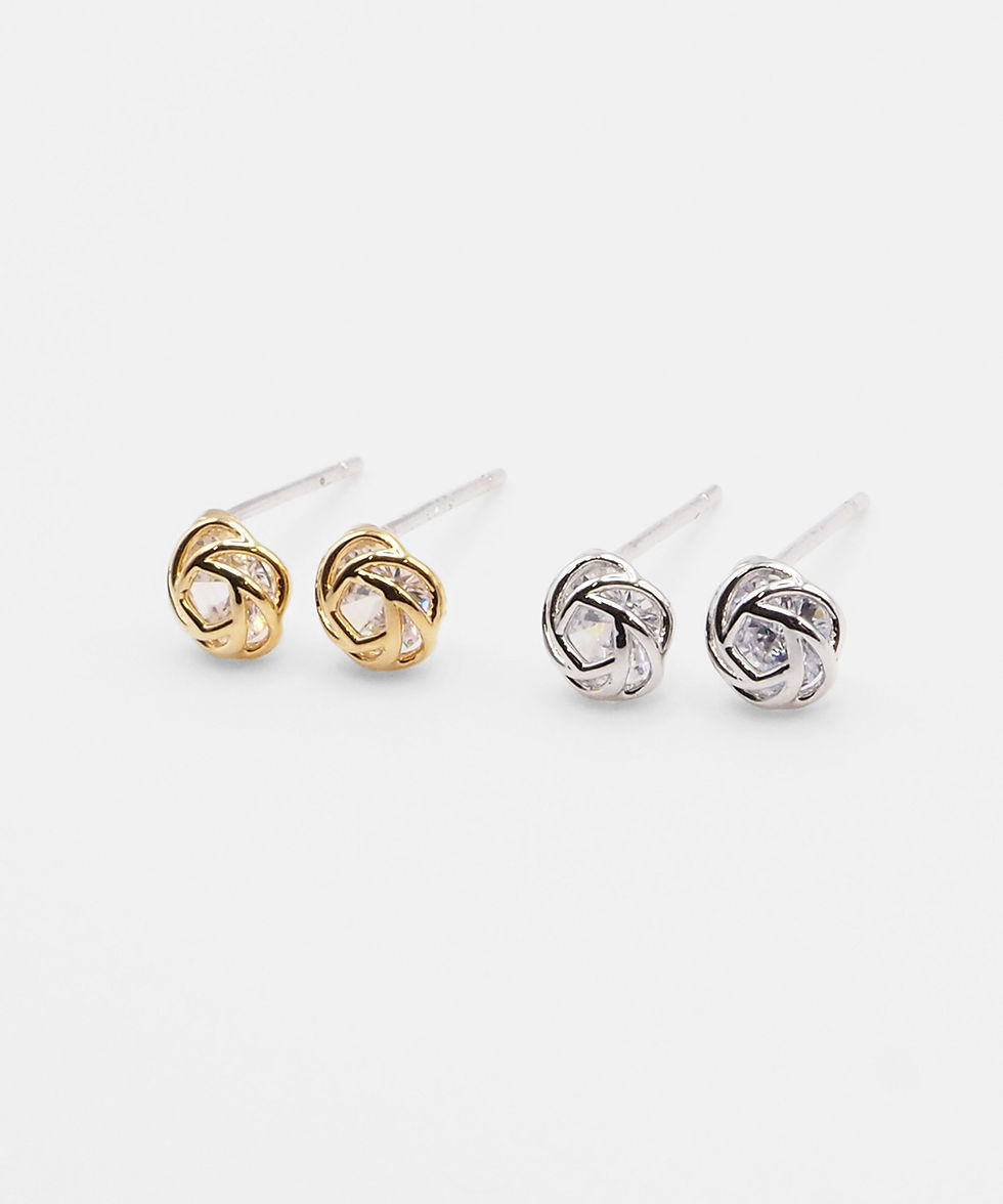サムネイル： [silver 925] キュービックジルコニア ピアス