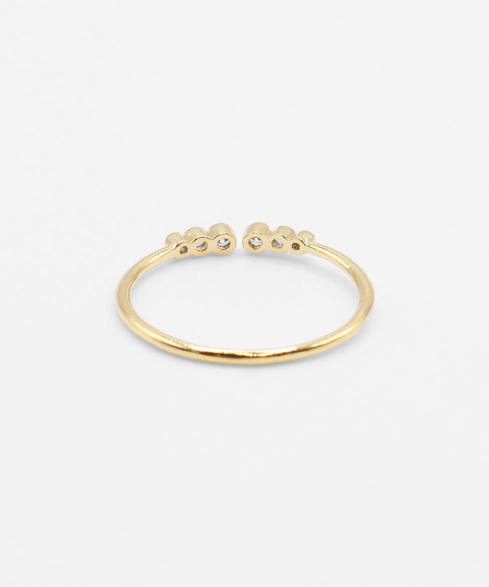 サムネイル： バイカラー メタル セットリング