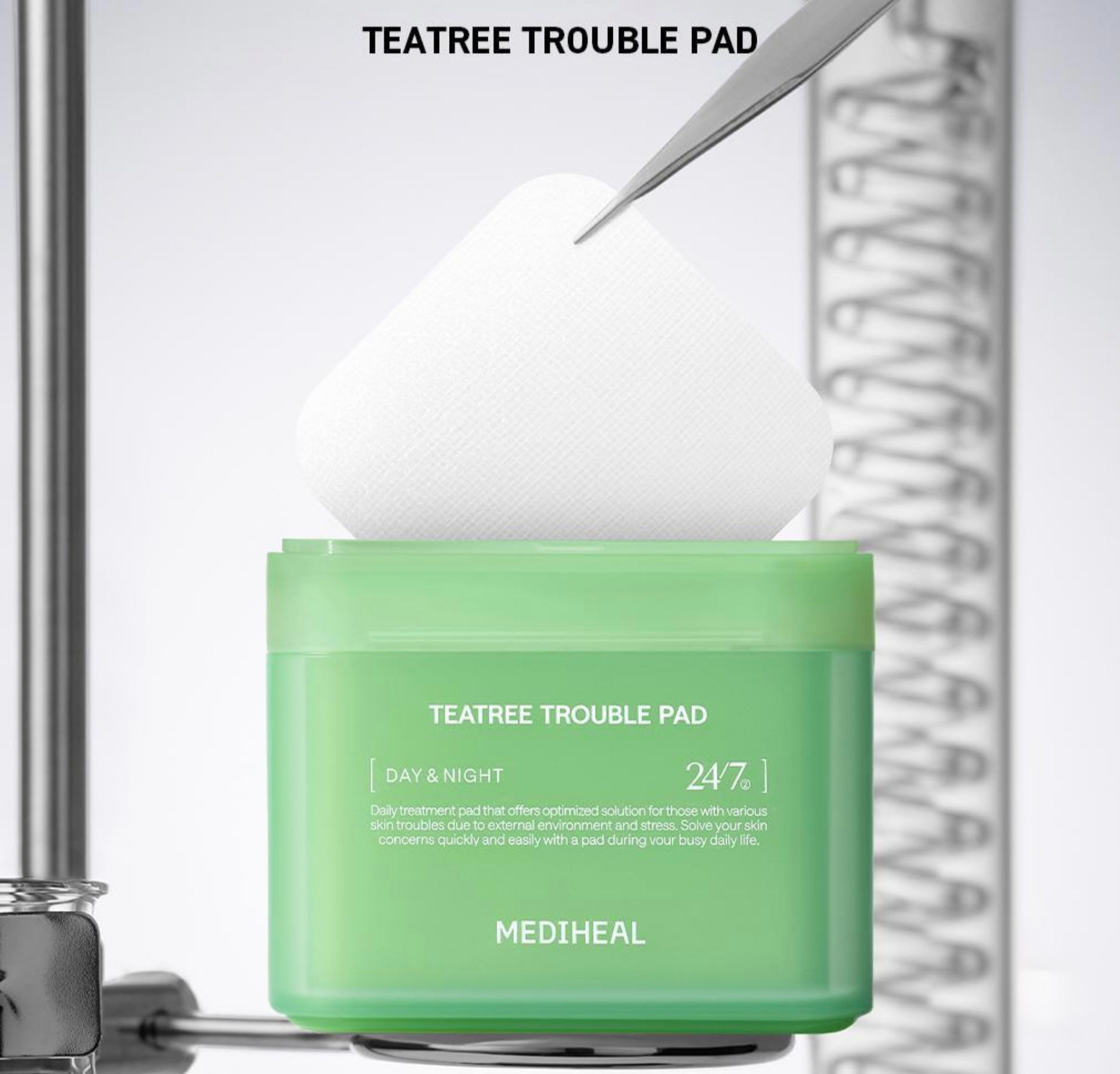 MEDIHEAL Toner Pad 100+100recambio Pads Doble Pack TEATREE