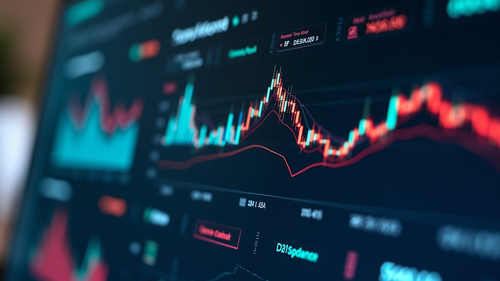 High angle view of a digital dashboard showing startup financial metrics