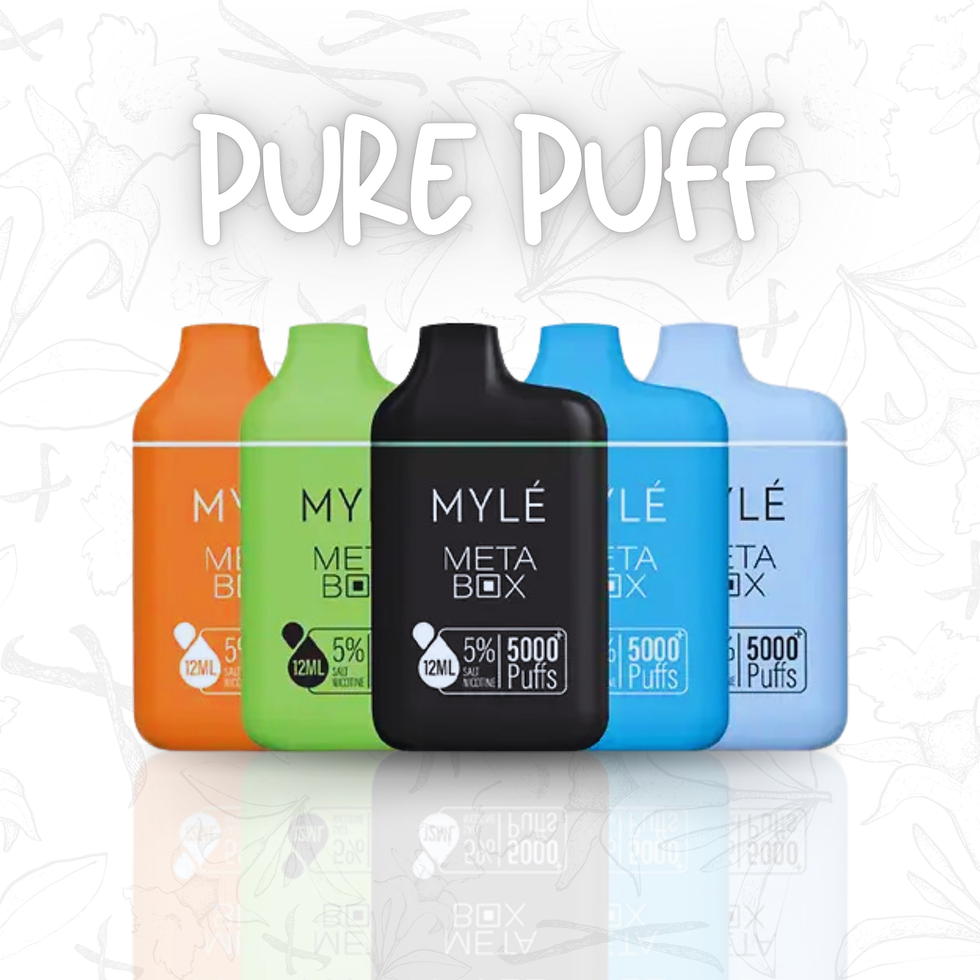 MYLÉ Meta Box 5000 Puffs Disposable Pod– A Flavor Revolution