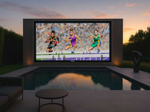 Pantalla LED exterior ZION de lujo para jardín y terraza