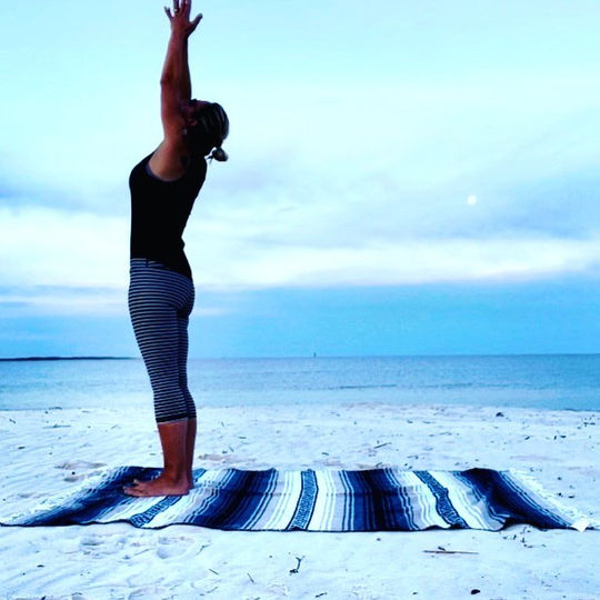 Yoga on the Beach, self practice