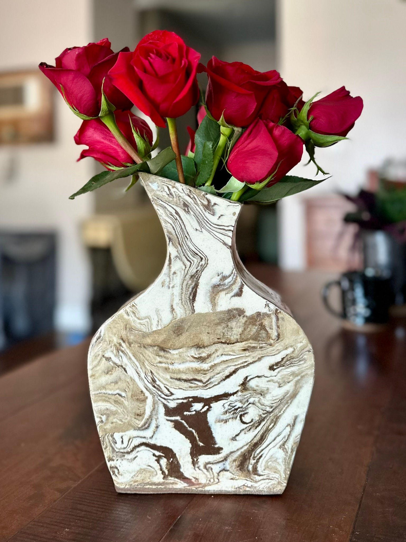 Marble Silhouette Vase