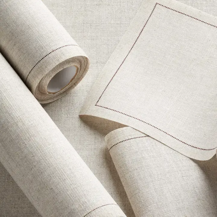 My Drap Cream Linen Cocktail Napkins