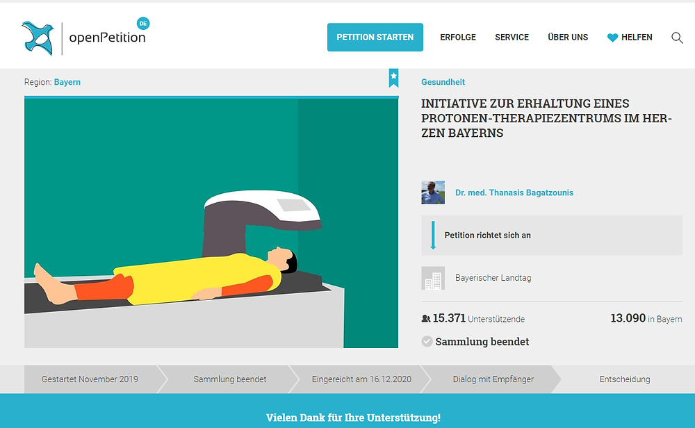 *** UPDATE (16/12/20): Die Plattform openPetition hat die Petition offiziell im Petitionsausschuss des Bayerischen Landtages eingereicht.