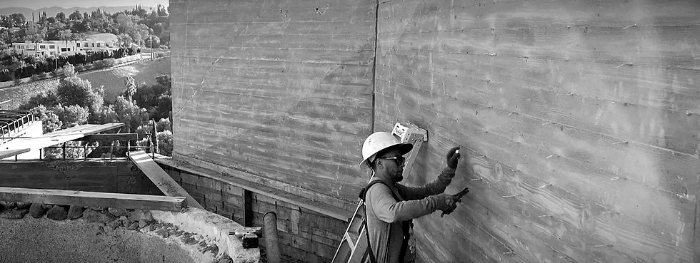structural foundation repair expert finishing up project