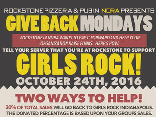 Girls Rock! Pizza Party 10/24! ((fundraiser!))