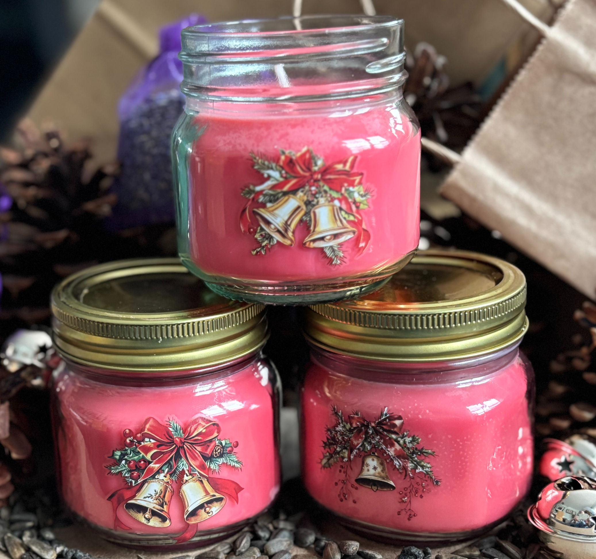 Cinnamon Candle - 8 oz - Christmas