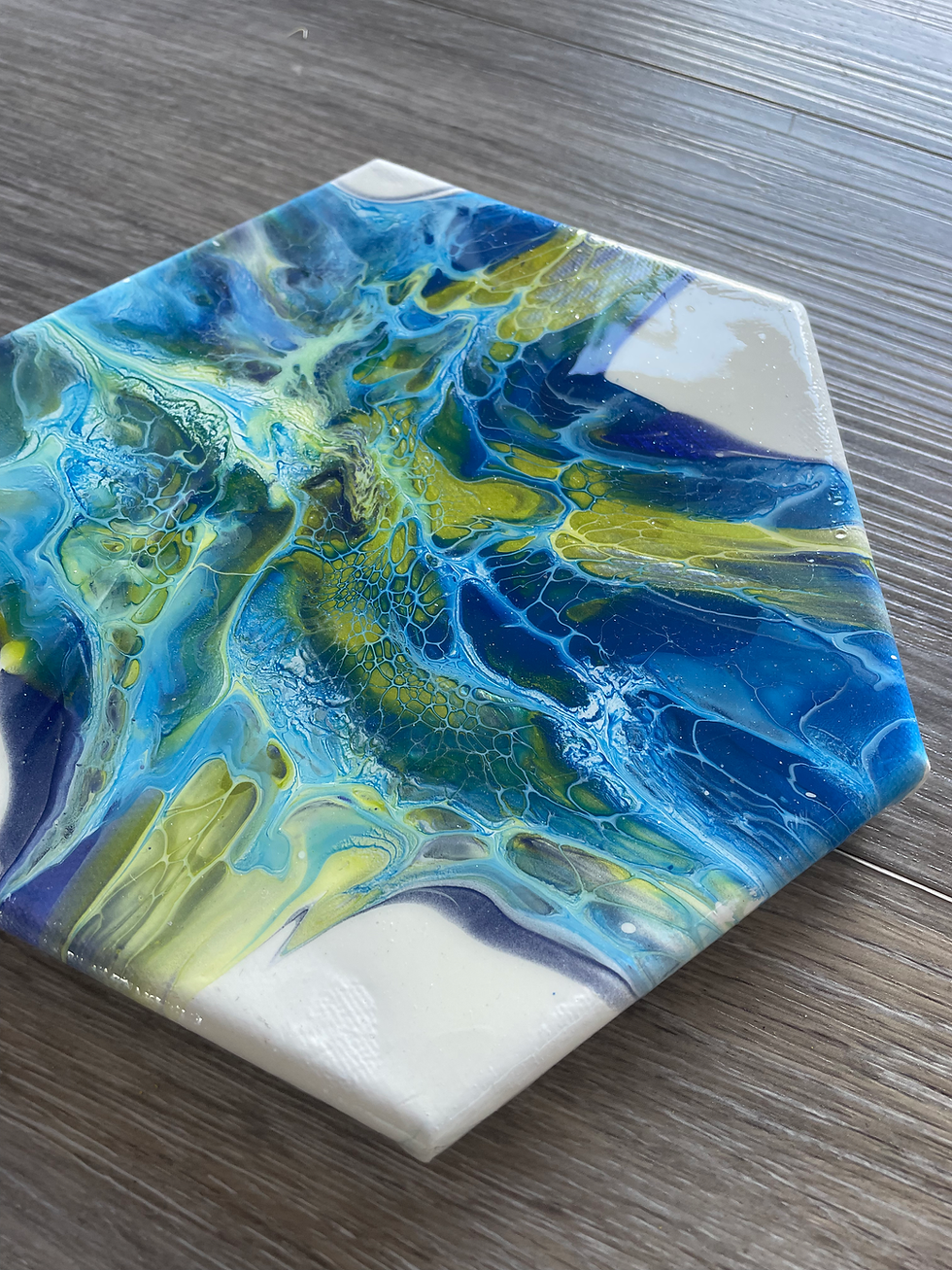 Thumbnail: Cast Resin on Canvas
