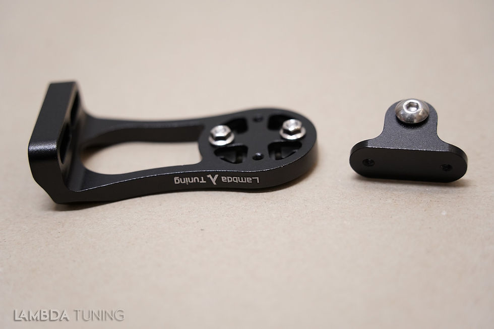 Thumbnail: Aluminum bike computer mount for stem mounting