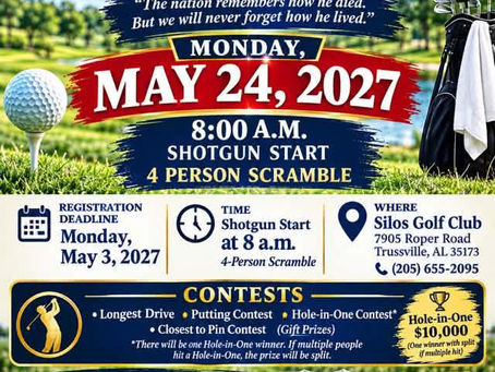 Reminder: Major Dwayne Williams Golf Classic Postponed to May 2027