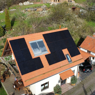 Solaranlage mit Integration Solarthermie in Mühlber Thüringen SUNVITEC