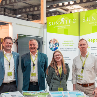 Sunvitec Solarfirma auf der Thüringen Ausstellung Erfurt