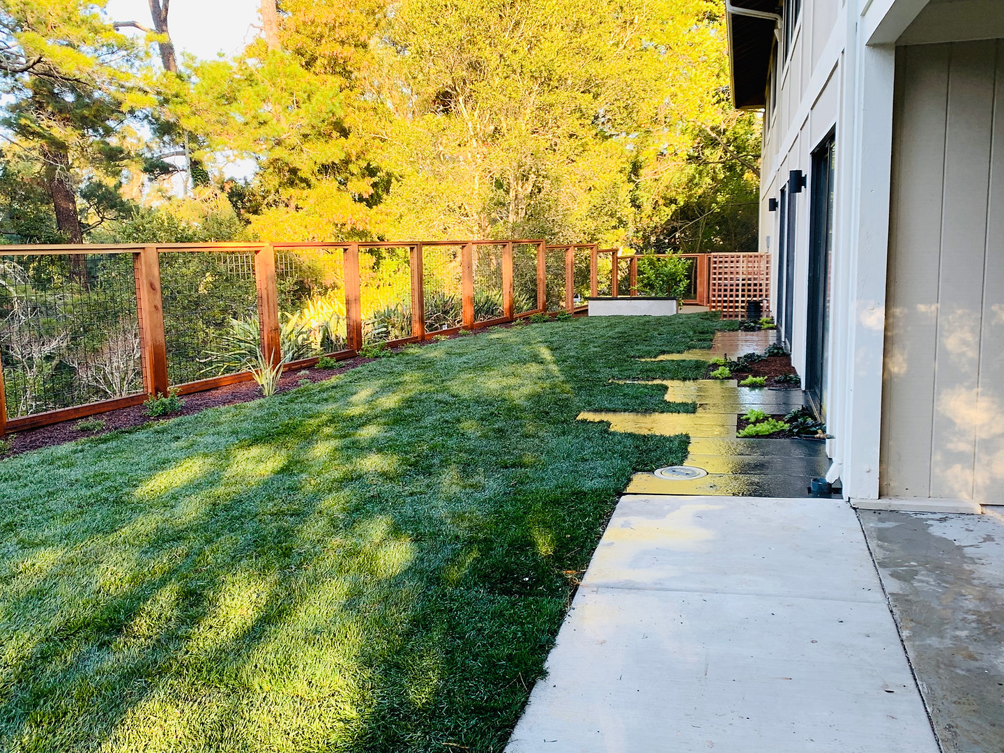 Back yard Installation