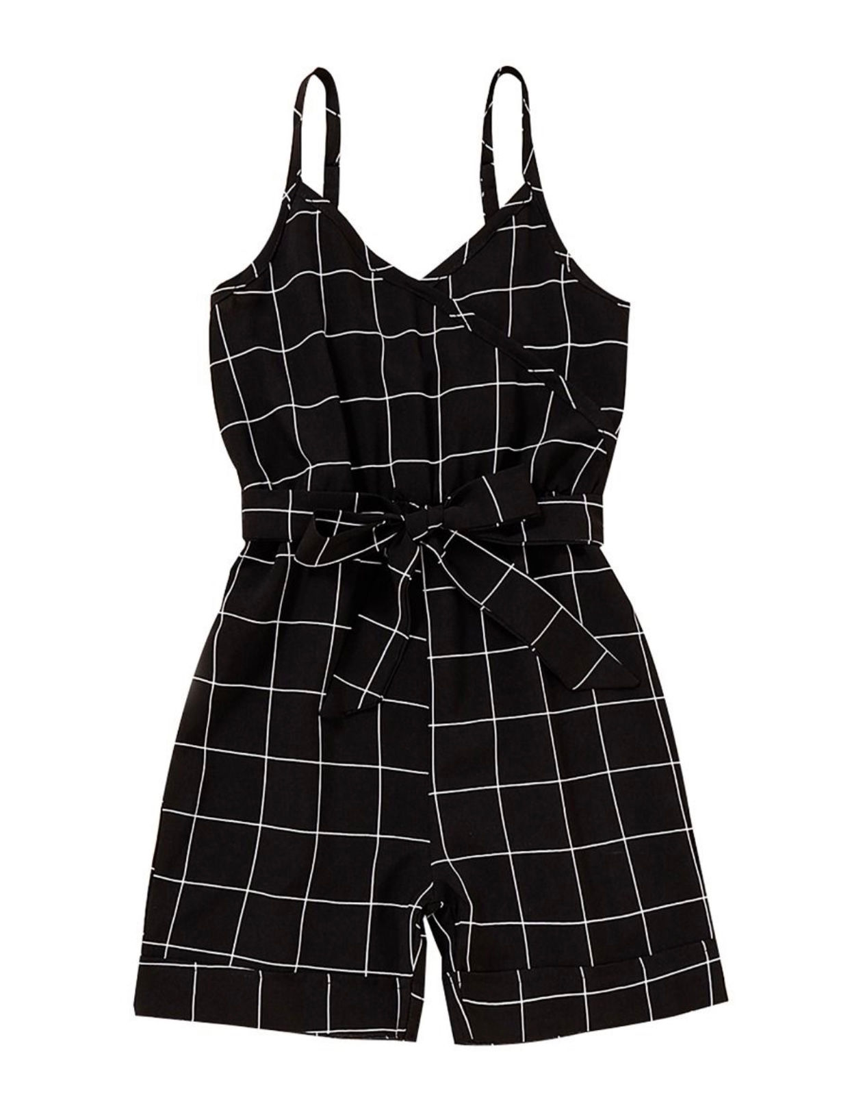 Little Black Belted Jumpsuit