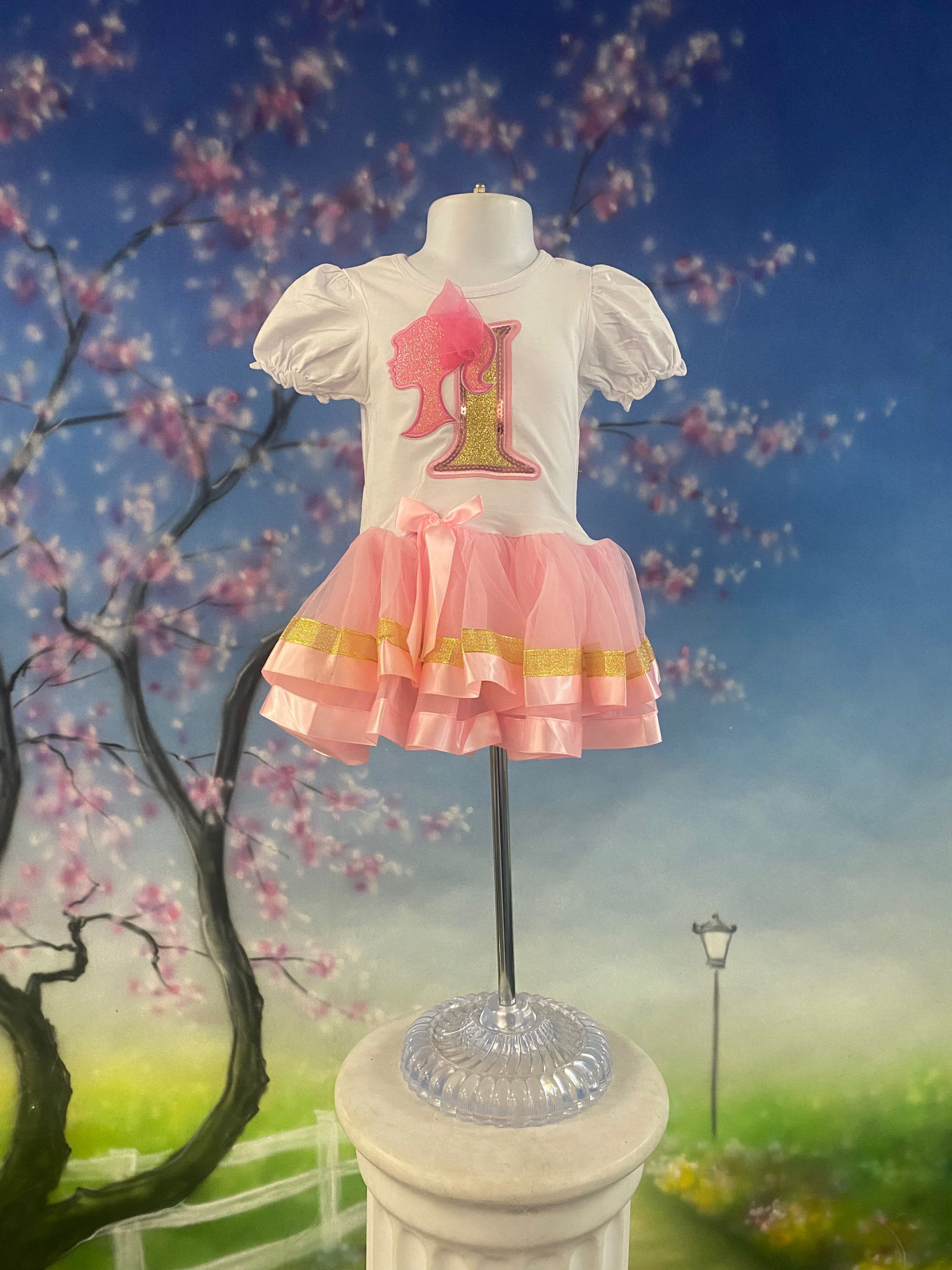 Barbie doll birthday tutu