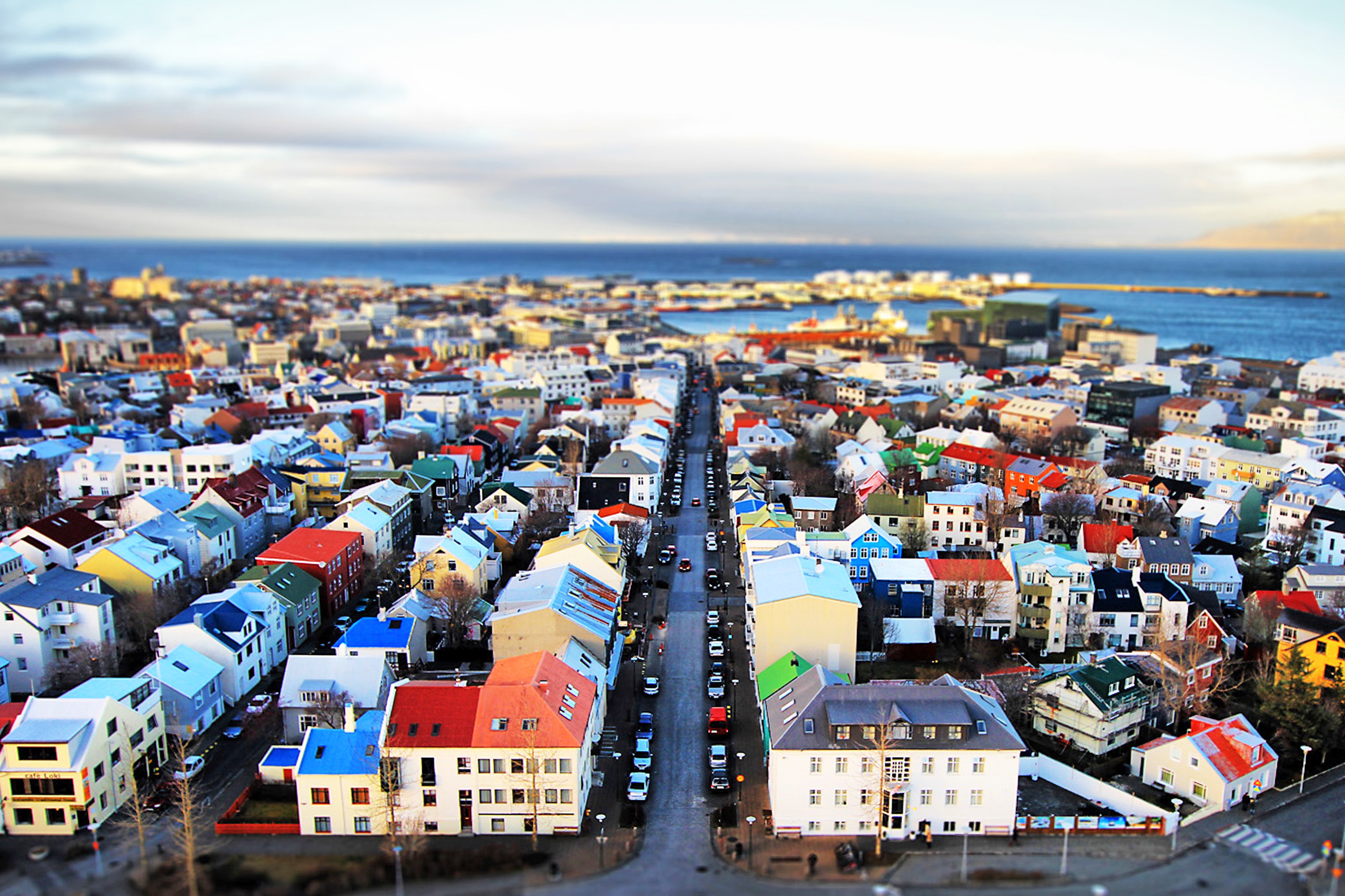View from the top of Hallgrímskirkja