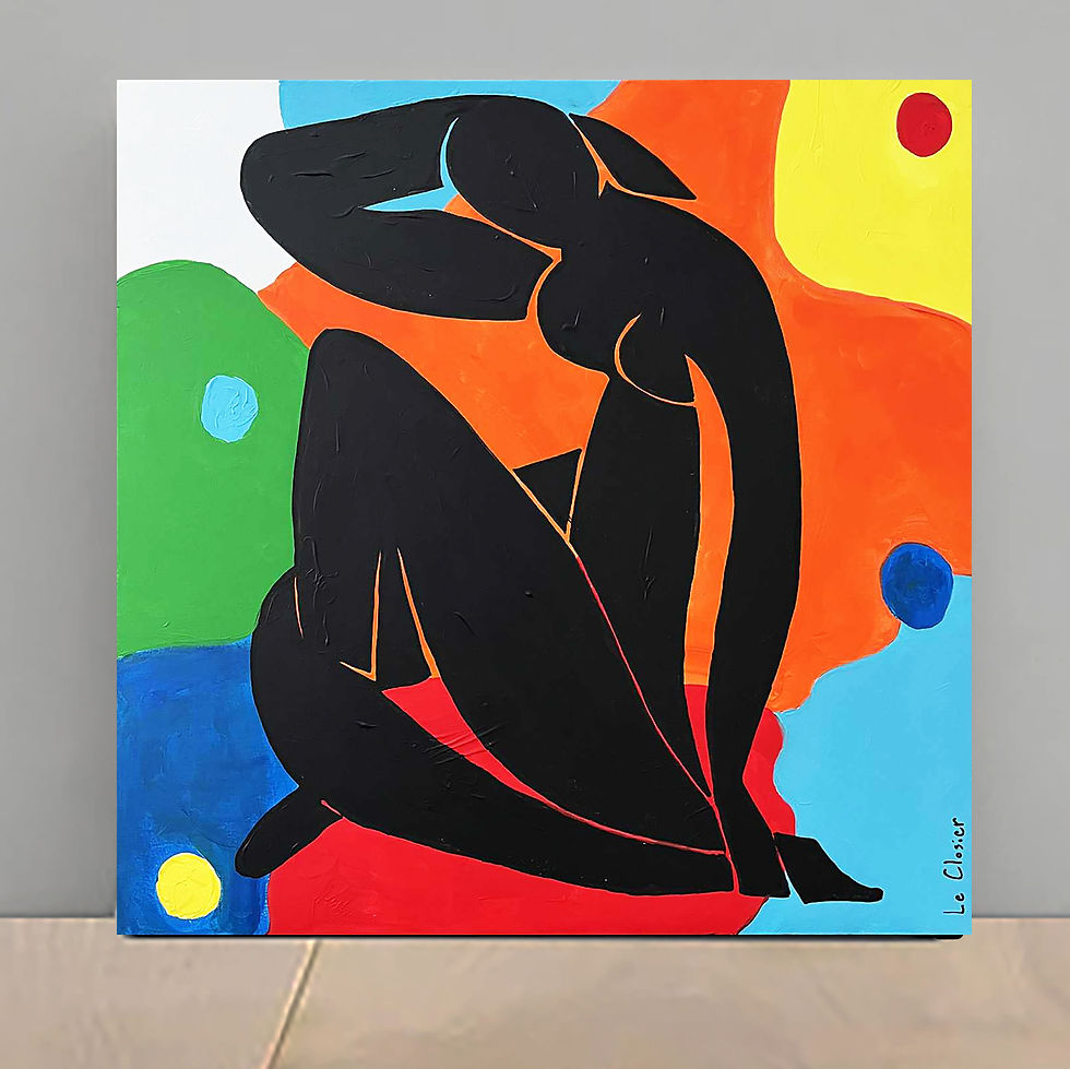 Thumbnail: NUDE IV - Original painting - 30"x30"