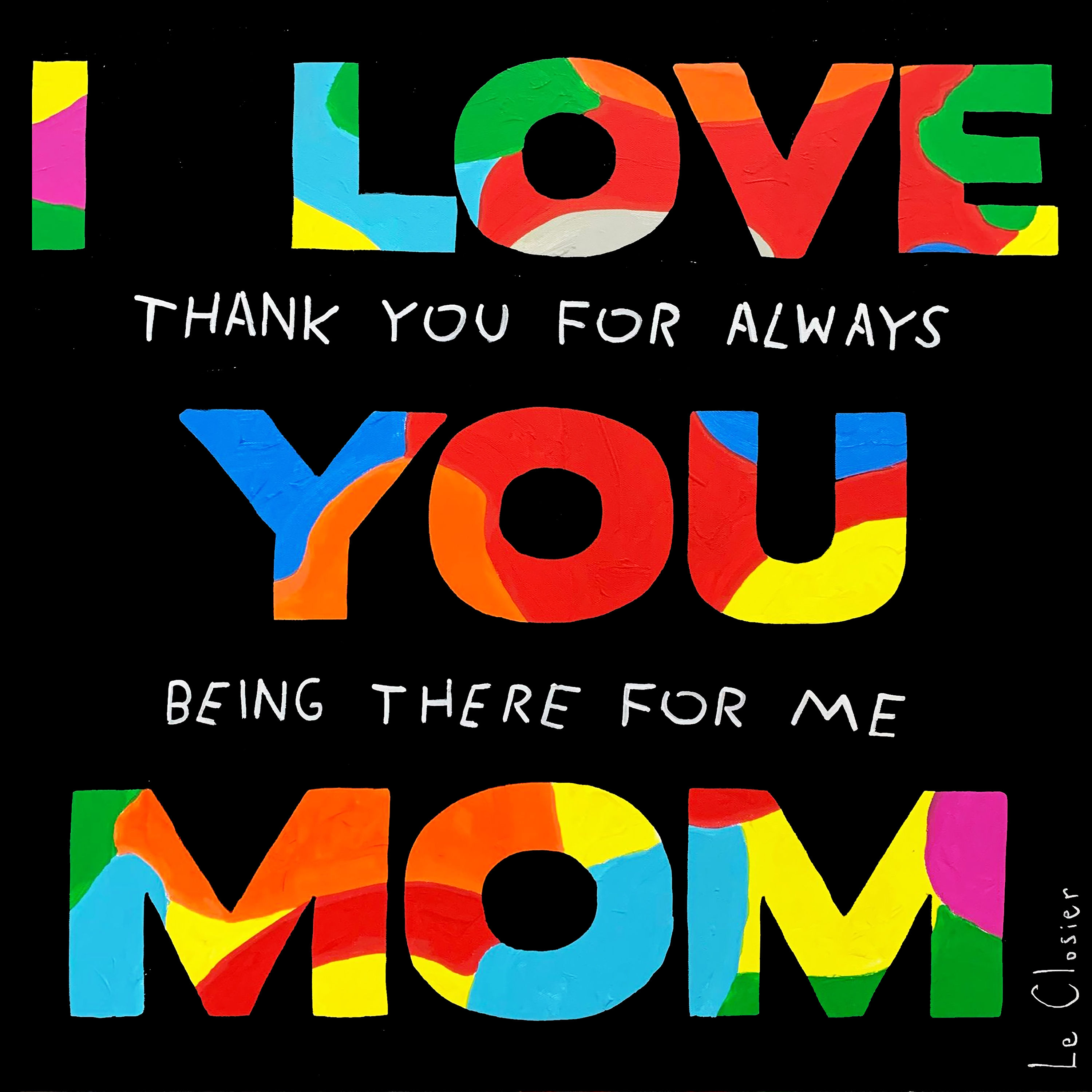 I LOVE YOU MORE - Printable file to download.