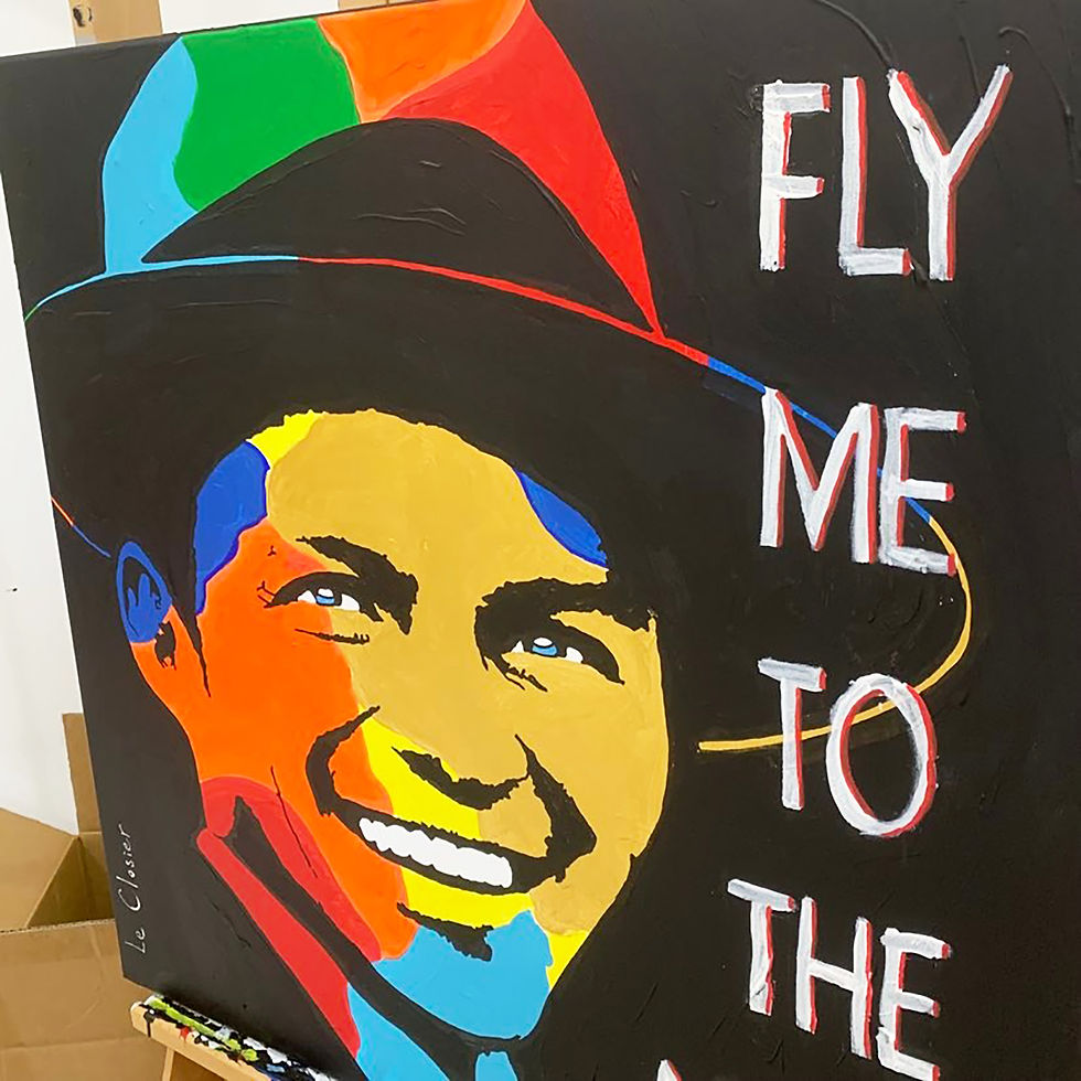 Thumbnail: FLY ME TO THE MOON - Prints & original