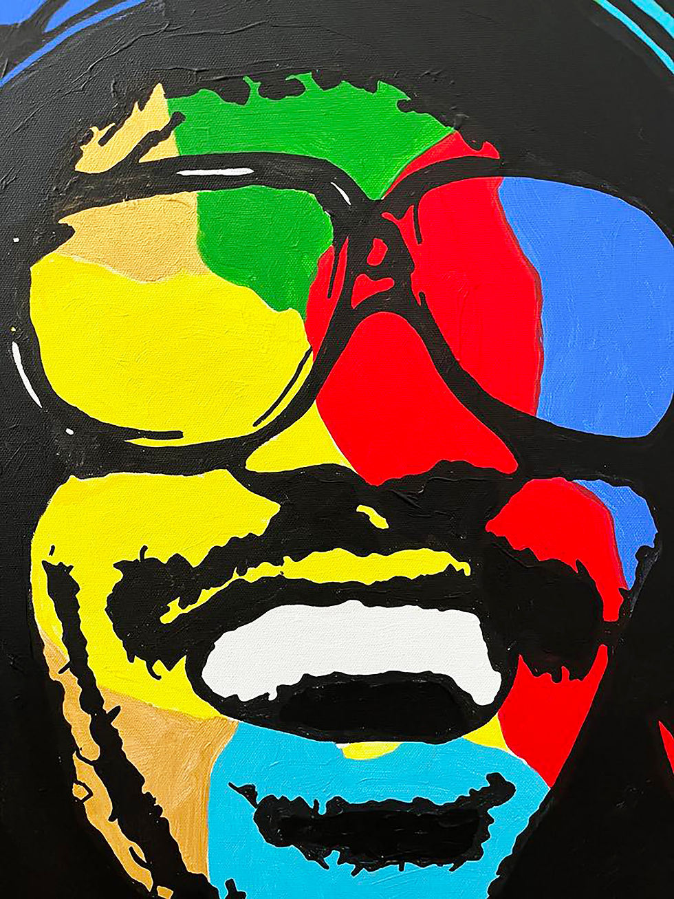 Thumbnail: STEVIE - Original painting - 30"x30"