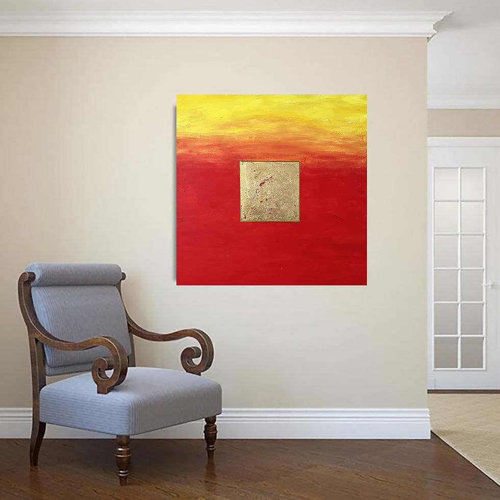 Thumbnail: ABSTRACT RED (GOLD) - HIGH RES FILE READY TO PRINT