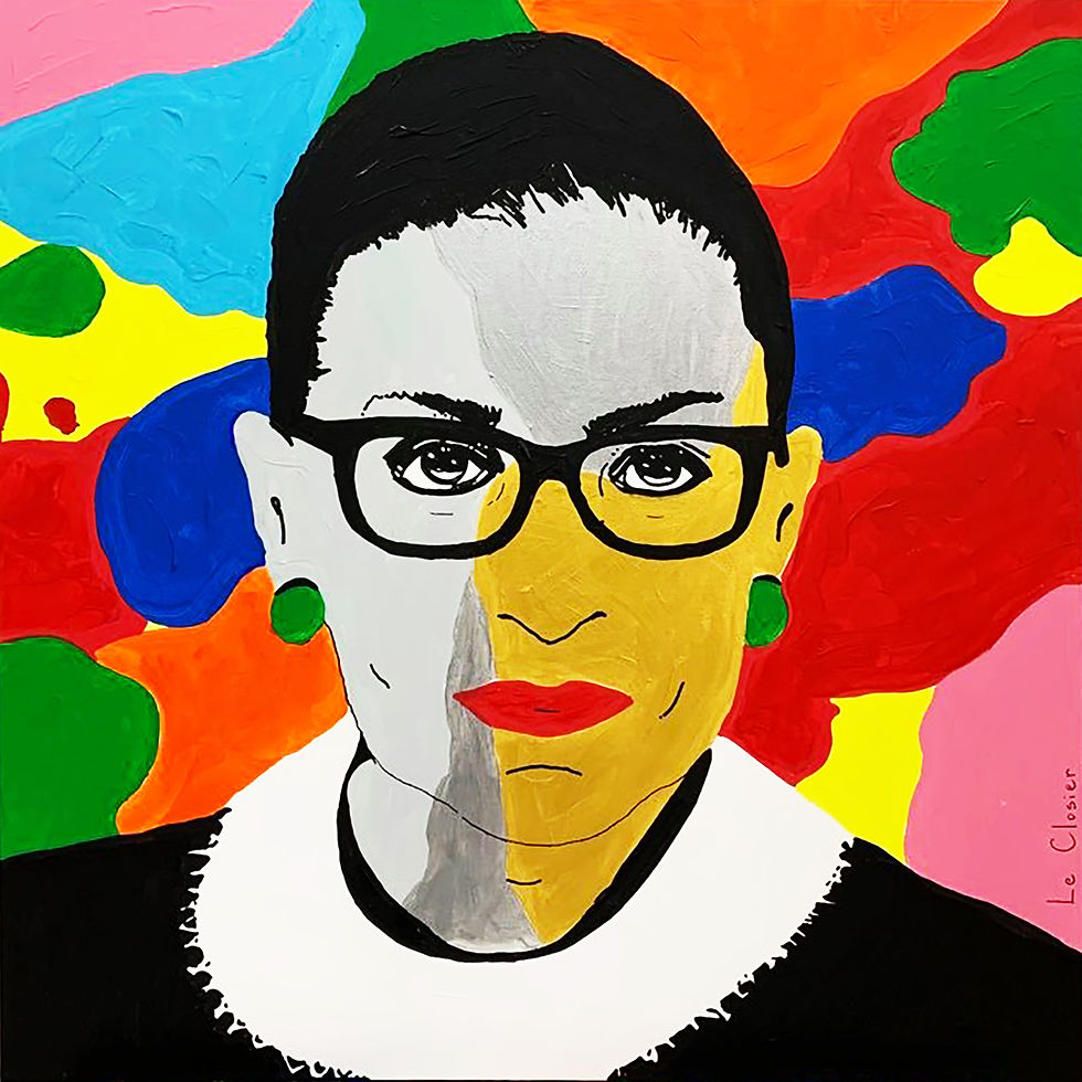 Thumbnail: RBG - Original painting - 30"x30"
