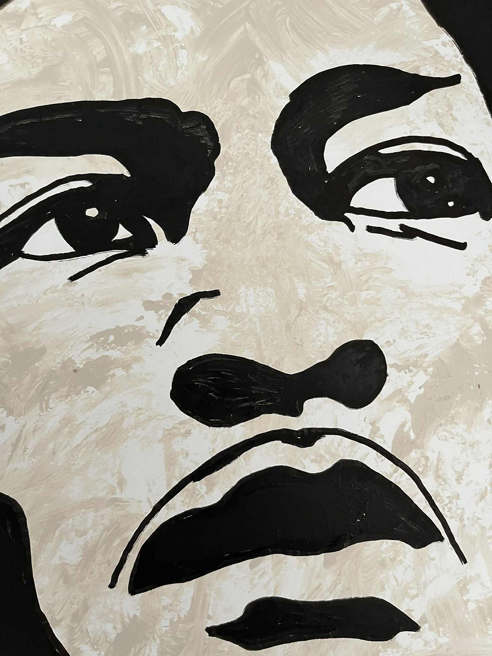 Thumbnail: HENDRIX - Original painting on paper 18in x 24in
